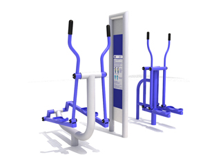 Urządzenie siłowni zewnętrznej STOLMAR: ORBITREK + NARCIARZ