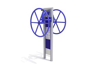 Urządzenie siłowni zewnętrznej STOLMAR: KOŁA DUŻE PODWÓJNE