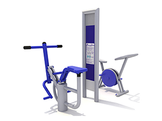 Urządzenie siłowni zewnętrznej STOLMAR: JEZDZIEC + ROWEREK