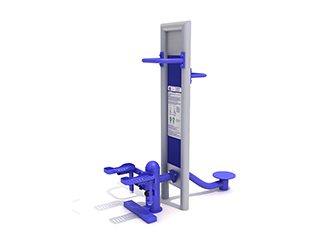 Urządzenie siłowni zewnętrznej STOLMAR: STEPPER + TWISTER