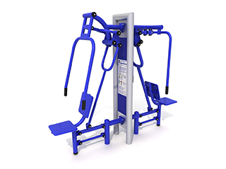 Urządzenie siłowni zewnętrznej STOLMAR: WYCISKANIE + MOTYL